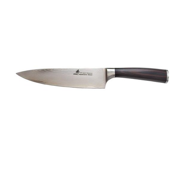 Zhen ZHEN D5P VG-10 Series Damascus 8 in. Pakkawood Handle Chef Knife D5P